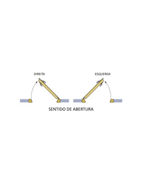 Portas brancas de batente - JanelasMAO